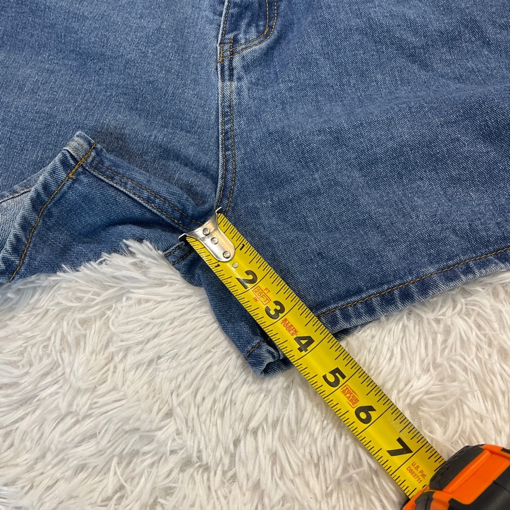 SHEIN Blue Jean Shorts for Women SIZE 4 - Picture 7 of 7